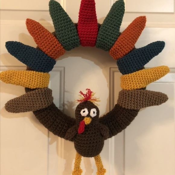 Crochet Christmas ⛄🎄 wreath handmade - Picture 12 of 14